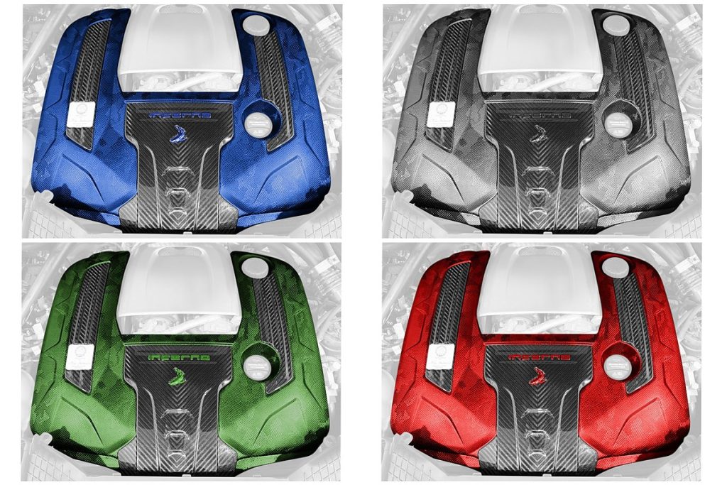 ฝาครอบเครื่องยนต์ W465 G-Class ทรง TOPCAR INFERNO Light Pack