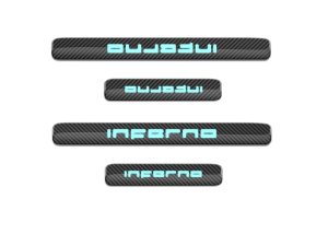 Door Sill Trim Carbon Fiber MERCEDES BENZ W465 G-Class style TOPCAR INFERNO Light Pack 4 pieces(4X4)