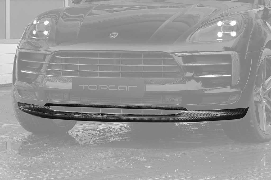 ลิ้นหน้า Carbon Fiber PORSCHE 95B Macan Facelift ทรง TOPCAR URSA
