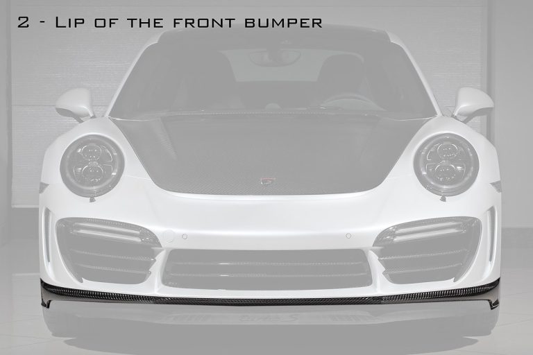 Front Lip Carbon Fiber PORSCHE 991.2 911 Carrera style TOPCAR Stinger GTR gen.2