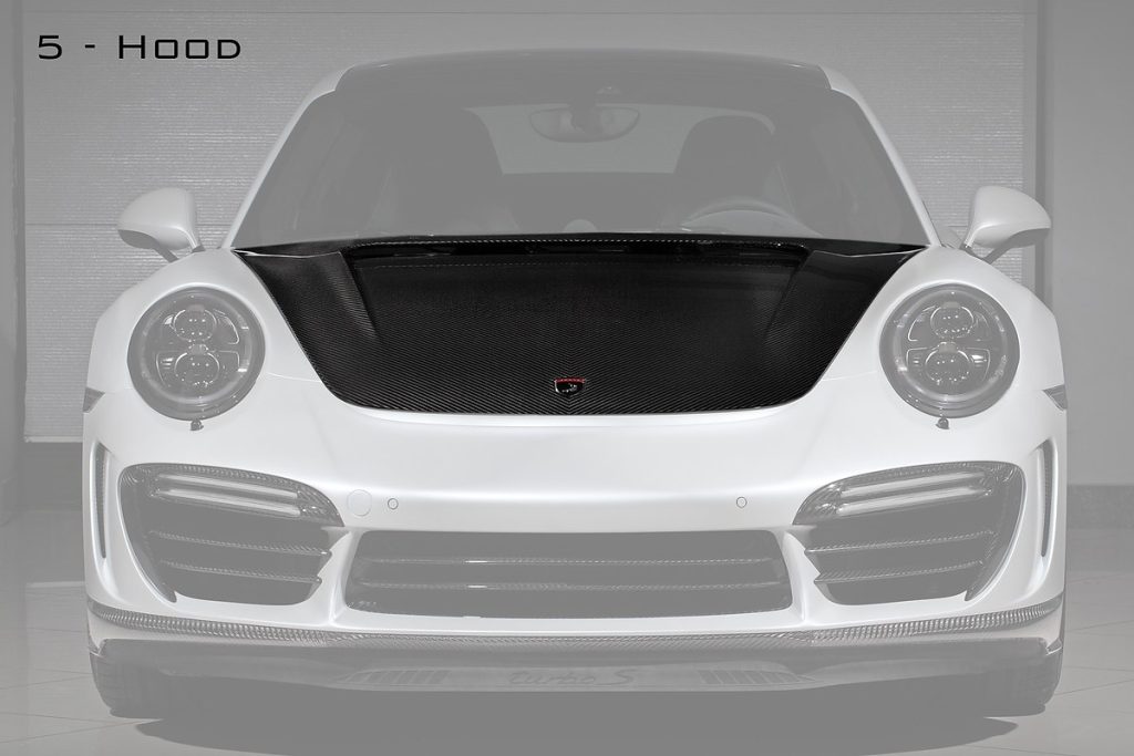 ฝากระโปรงหน้า Carbon Fiber 991.2 911 Carrera ทรง TOPCAR Stinger GTR gen.2