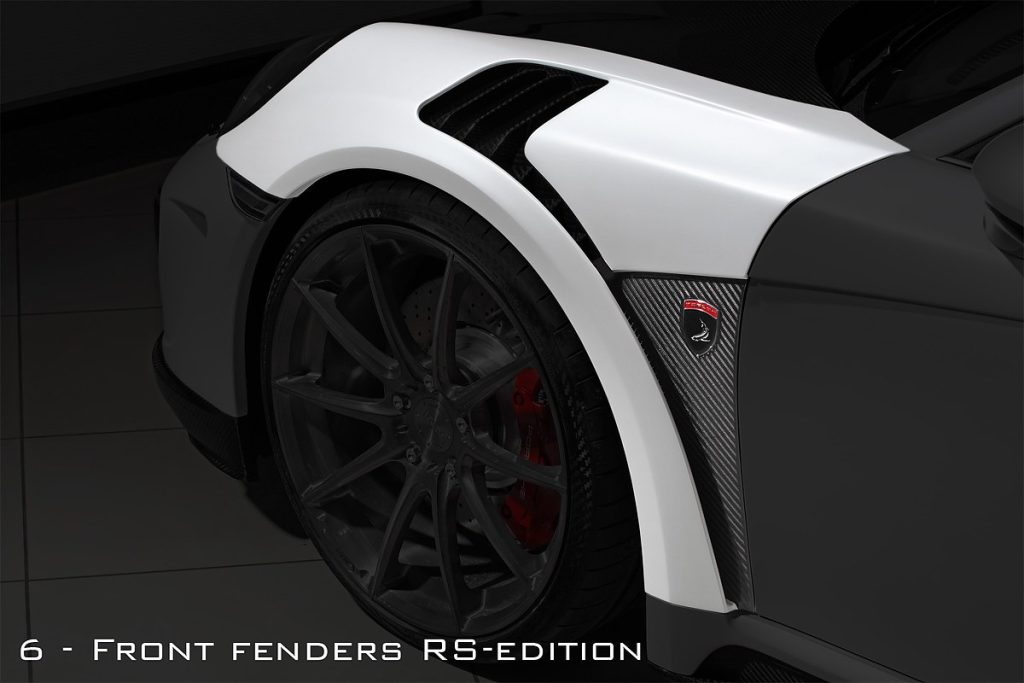 แก้มข้างหน้า Carbon Fiber PORSCHE 991.2 911 Carrera แบบพ่นสี ทรง TOPCAR Stinger GTR gen.2 2 ชิ้น (Rs-Edition 2Pcs)