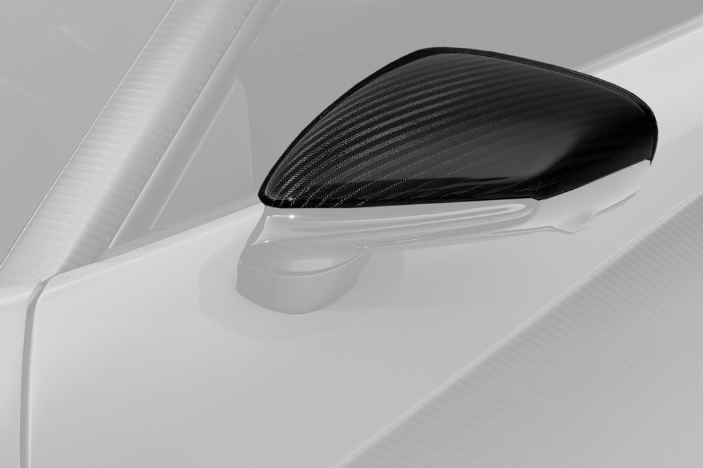 กระจกมองข้าง Carbon Fiber PORSCHE 992 911 Cabriolet ทรง TOPCAR Stinger GTR Carbon Edition
