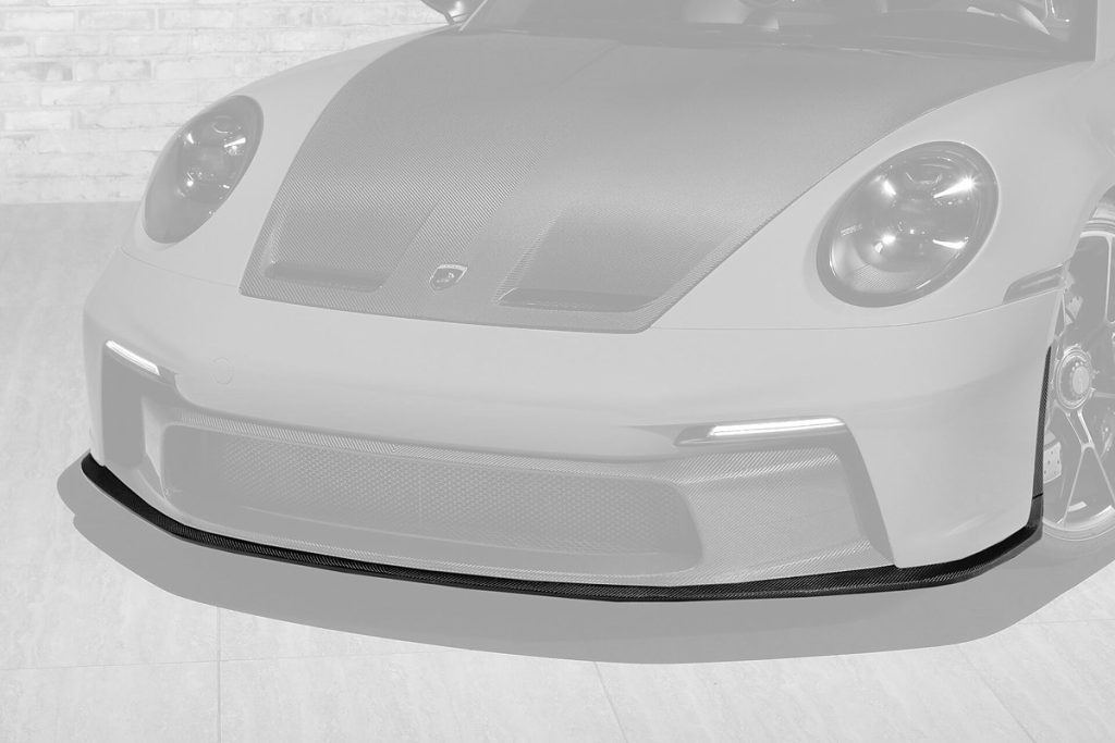 ลิ้นหน้า Carbon Fiber 992 911 GT3 ทรง TOPCAR Carbon 3 ชิ้น