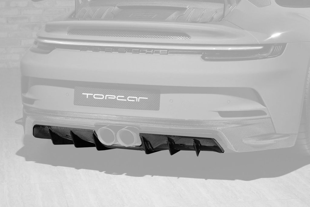 ดิฟฟิวเซอร์ท้าย Carbon Fiber 992 911 GT3 ทรง TOPCAR Carbon