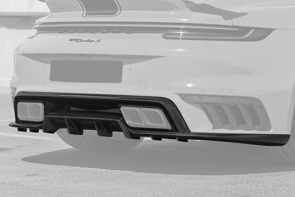 ดิฟฟิวเซอร์ท้าย Carbon Fiber 992 911 Turbo S ทรง TOPCAR Light Pack #2