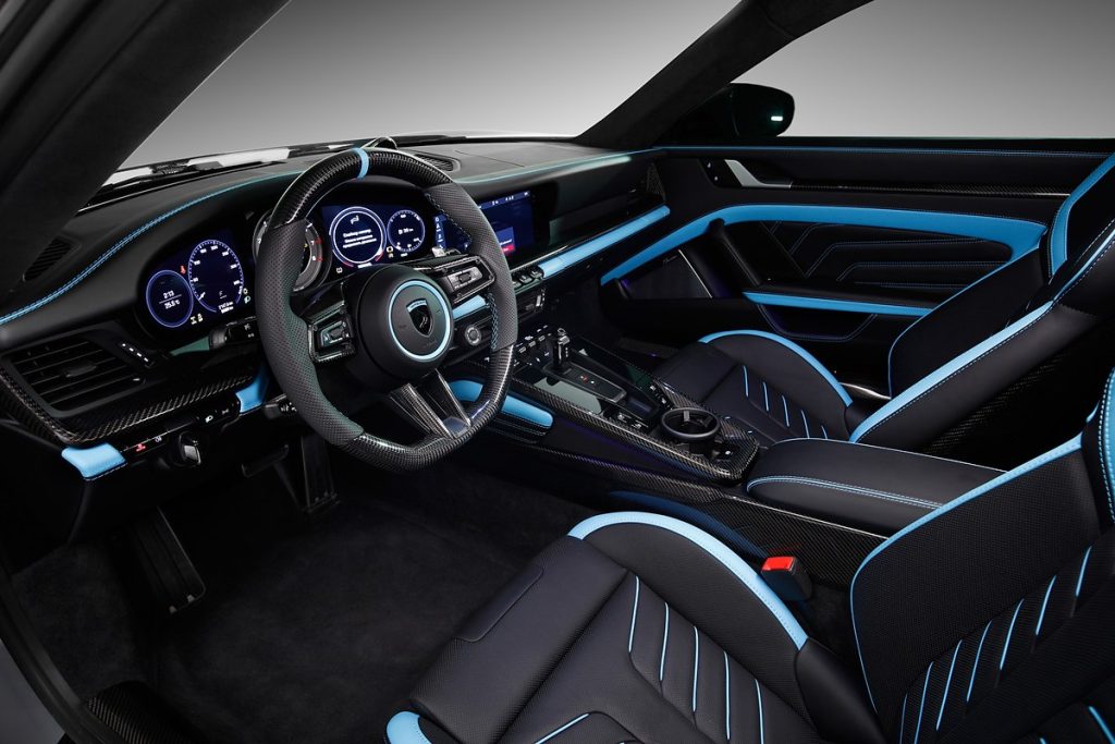 ตกแต่งภายใน 992 911 Turbo S ทรง TOPCAR Light Pack