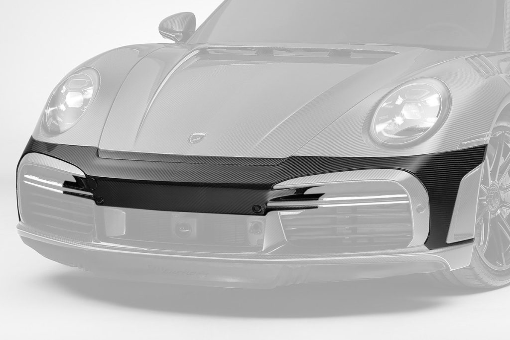 กันชนหน้า Carbon Fiber 992 911 Carrera ทรง TOPCAR Stinger GTR Carbon Edition