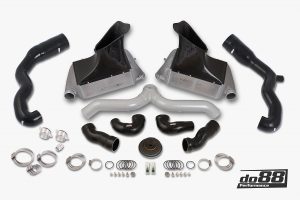 ชุดท่อยางซิลิโคนครบชุด do88 สำหรับ Porsche 911 Turbo (997.1) Silver