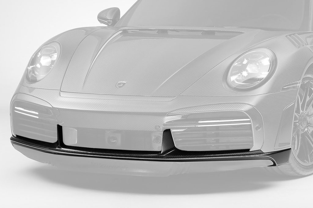 ลิ้นหน้า Carbon Fiber PORSCHE 992 911 Carrera ทรง TOPCAR Stinger GTR Carbon Edition