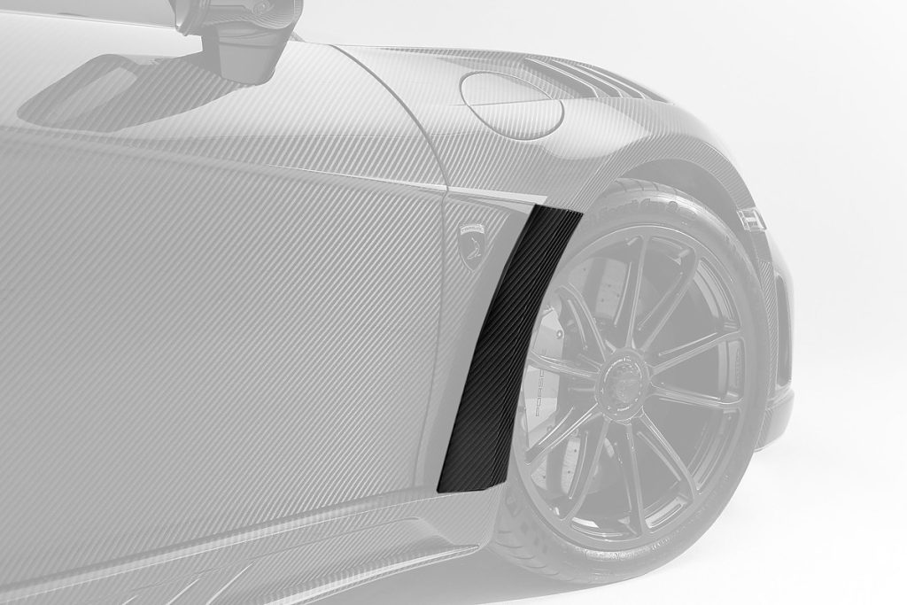 แก้มข้างหน้า Carbon Fiber PORSCHE 992 911 Carrera ทรง TOPCAR Stinger GTR Carbon Edition 2 ชิ้น (Fender Linings)