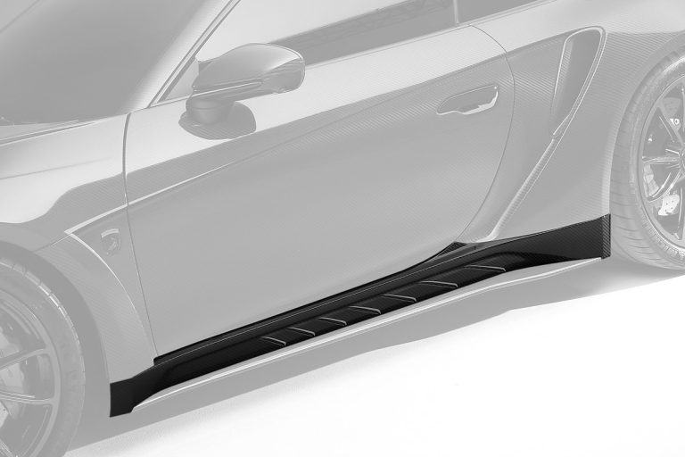 Side Skirts Carbon Fiber PORSCHE 992 911 Carrera style TOPCAR Stinger GTR Carbon Edition 2 pieces