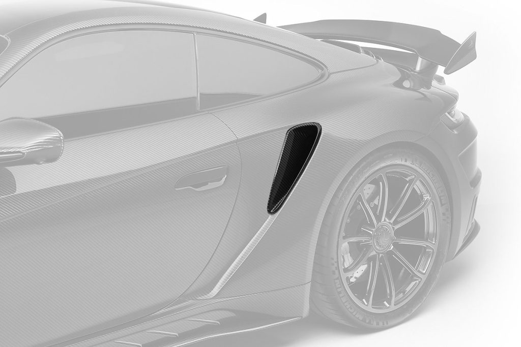 ช่องระบายอากาศ Carbon Fiber PORSCHE 992 911 Carrera ทรง TOPCAR Stinger GTR Carbon Edition 2 ชิ้น (Intakes)