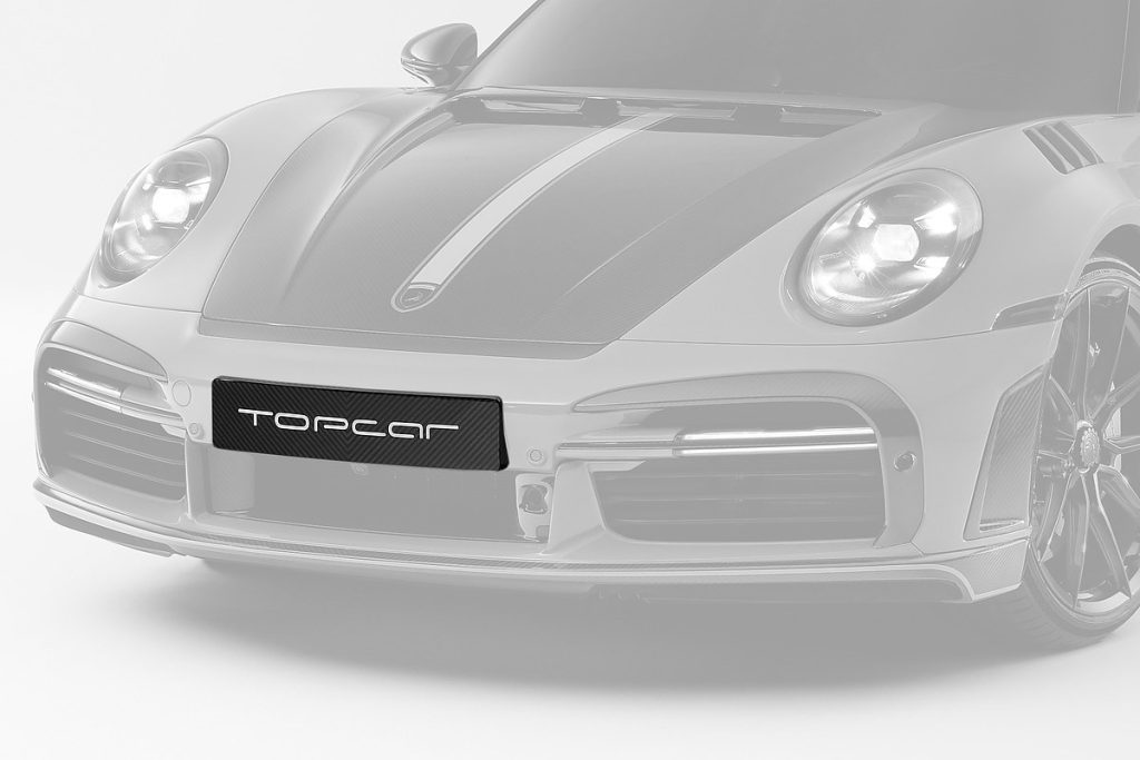 โลโก้ Carbon Fiber PORSCHE 992 911 Carrera ทรง TOPCAR Stinger GTR 3.0