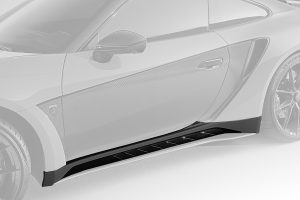 Side Skirts Carbon Fiber PORSCHE 992 911 Carrera style TOPCAR Stinger GTR 3.0 2 pieces