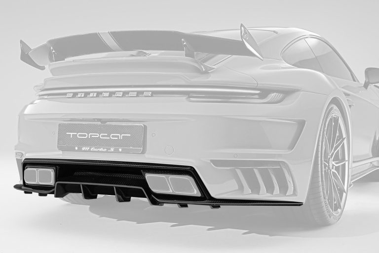 Rear Diffuser Carbon Fiber PORSCHE 992 911 Carrera style TOPCAR Stinger GTR 3.0
