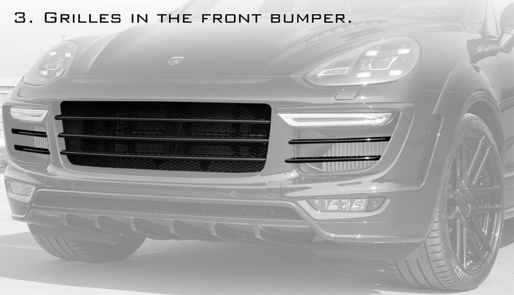 กระจังหน้า PORSCHE 958.2 Cayenne ทรง TOPCAR GT