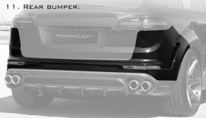 Rear Bumper PORSCHE 958.2 Cayenne style TOPCAR GT