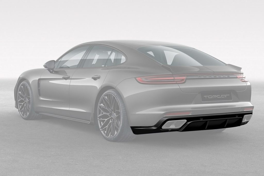 ดิฟฟิวเซอร์ท้าย PORSCHE 971 Panamera แบบพ่นสี ทรง TOPCAR GT Edition