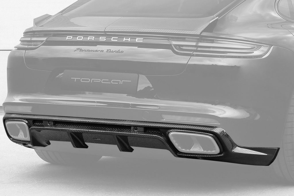 ดิฟฟิวเซอร์ท้าย Carbon Fiber PORSCHE 971 Panamera ทรง TOPCAR GT Edition