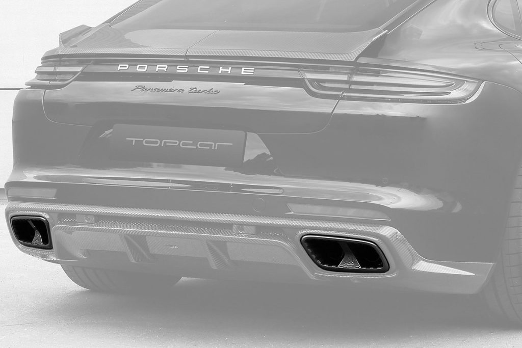 ปลายท่อ PORSCHE 971 Panamera ทรง TOPCAR GT Edition 2 ชิ้น