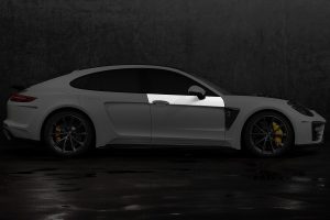 车门饰条 Carbon Fiber 盖板 PORSCHE 971 Panamera 喷漆版款式 TOPCAR GTR Edition 2 件(Top)