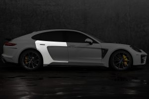 车门饰条 Carbon Fiber 盖板 PORSCHE 971 Panamera 喷漆版款式 TOPCAR GTR Edition 2 件