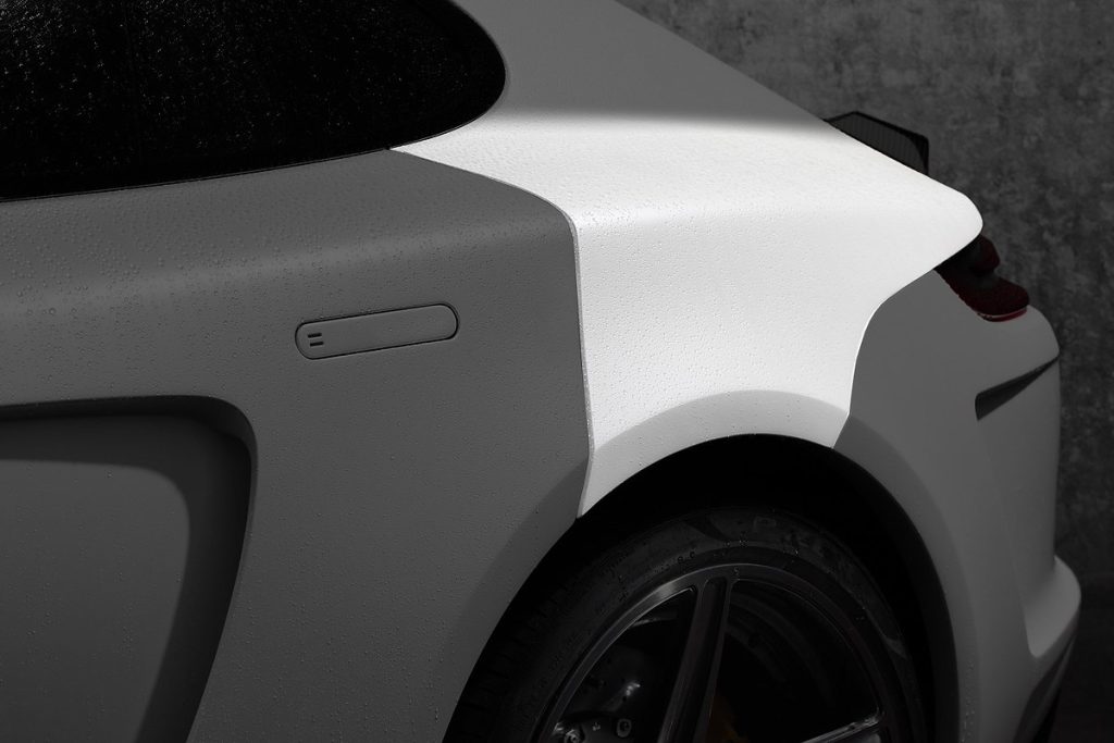 แก้มข้างหลัง Carbon Fiber 971 Panamera แบบพ่นสี ทรง TOPCAR GTR Edition 2 ชิ้น