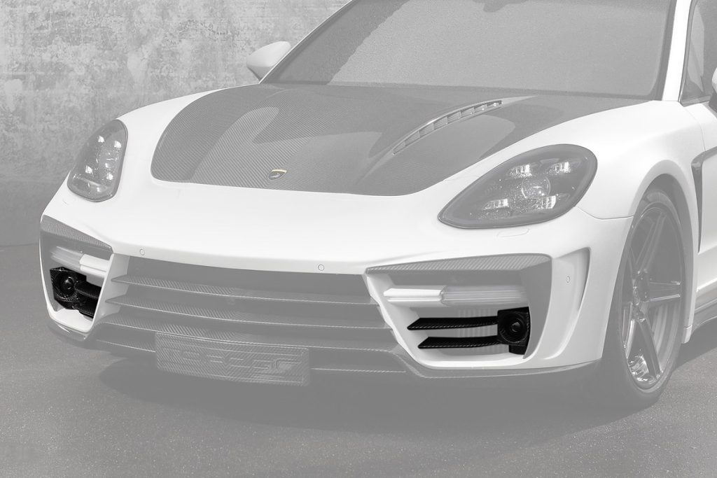 ช่องระบายอากาศ Carbon Fiber ซ้าย-ขวา 971 Panamera ทรง TOPCAR GTR Edition 2 ชิ้น