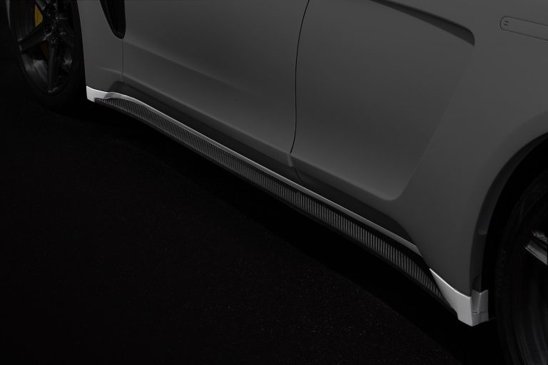 Side Skirts Carbon Fiber PORSCHE 971 Panamera painted style TOPCAR GTR Edition 2 pieces