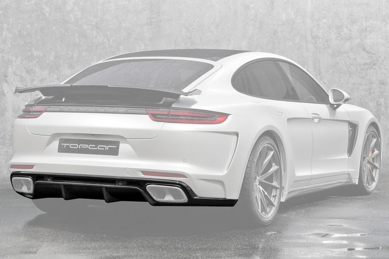 Rear Diffuser Carbon Fiber PORSCHE 971 Panamera style TOPCAR GTR Edition