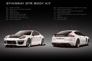 ชุดแต่งรอบคัน 970 Panamera ทรง TOPCAR GTR Edition