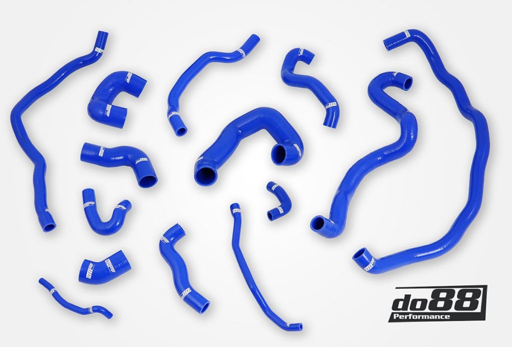 ท่อน้ำหล่อเย็น do88 สีน้ำเงิน สำหรับ BMW 135i 335i E82 E90 (N54)