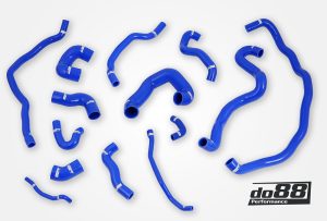 ท่อน้ำหล่อเย็น do88 สีน้ำเงิน สำหรับ BMW 135i 335i E82 E90 (N54)