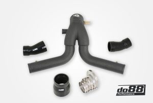ท่อ Y-Pipe do88 สีดำ สำหรับ Porsche 911 Turbo (991.1) 2013-15