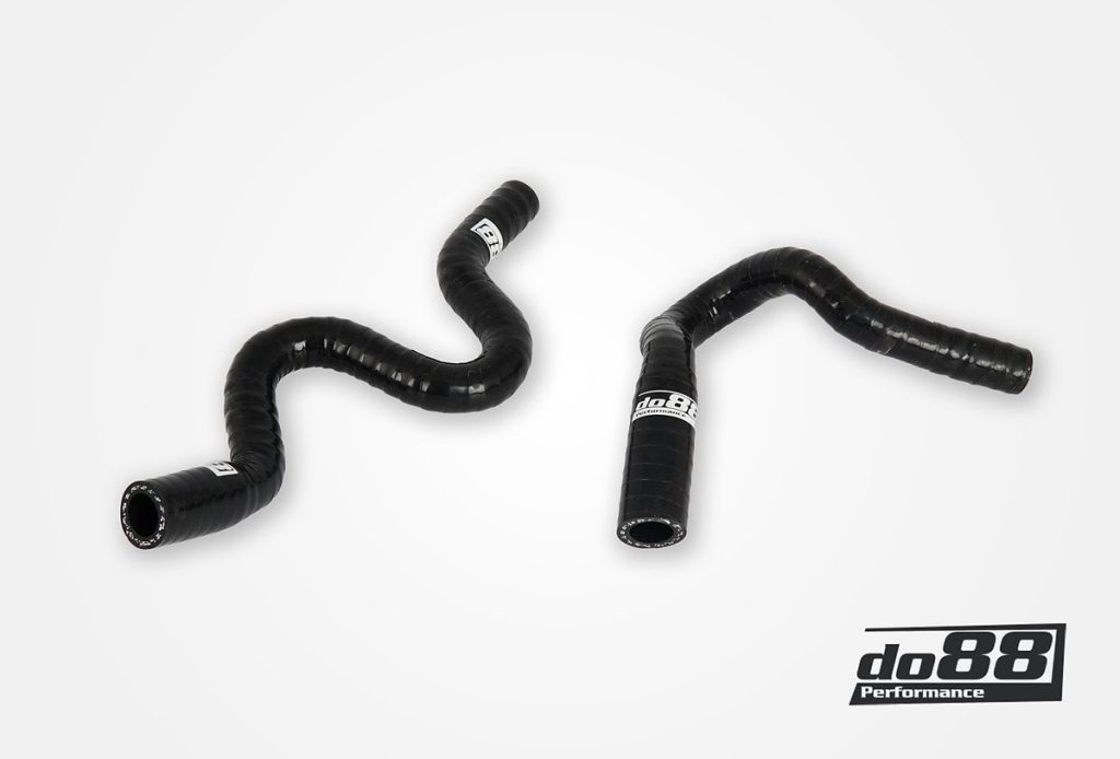 ท่อยางซิลิโคน do88 สีดำ สำหรับ SAAB 9-3 2.8t V6 2006- Expansion tank