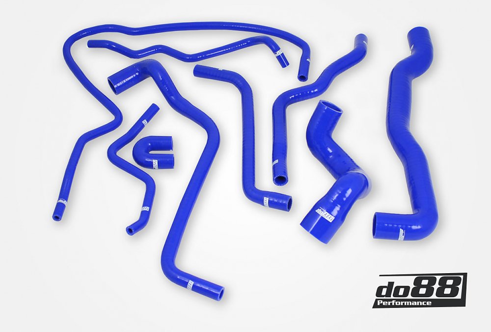 ท่อน้ำหล่อเย็น do88 สีน้ำเงิน สำหรับ SAAB 9-3 Turbo T7 99-03