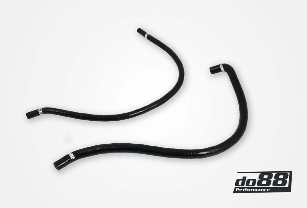ท่อยางซิลิโคน do88 สีดำ สำหรับ SAAB 900 1986-93 Power steering
