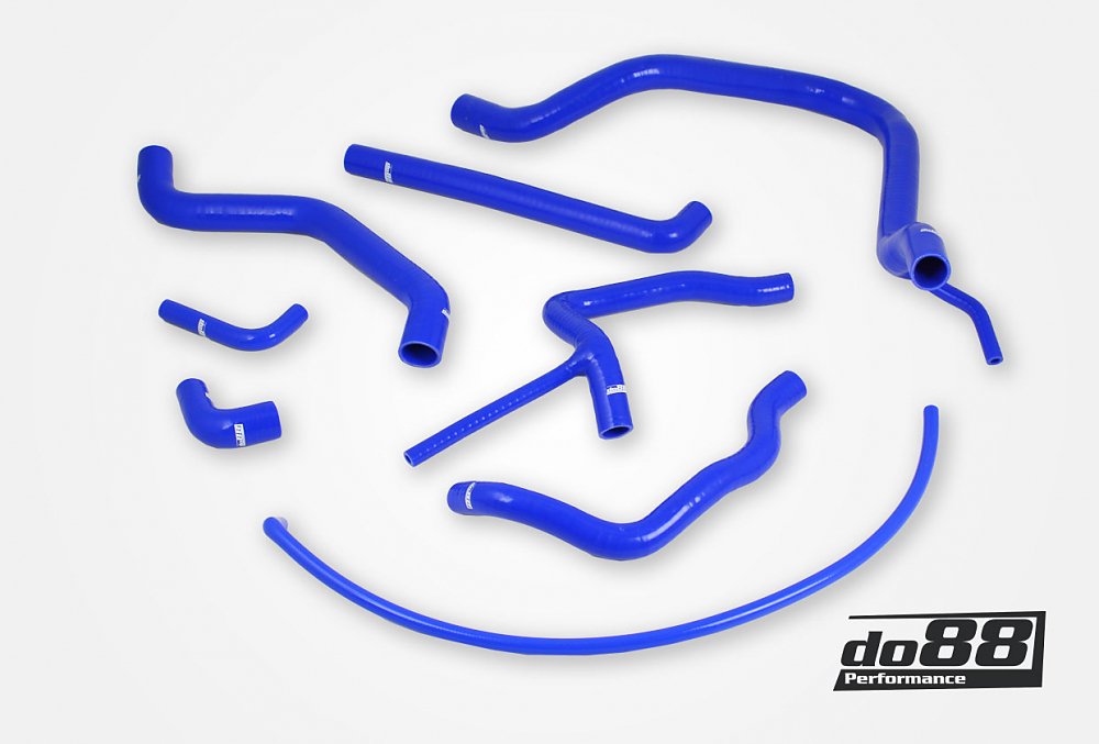 ท่อน้ำหล่อเย็น do88 สีน้ำเงิน สำหรับ SAAB 900 Turbo 16 84-93
