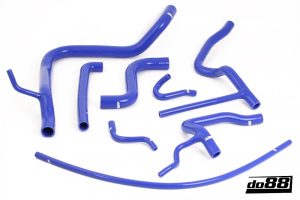 ท่อน้ำหล่อเย็น do88 สีน้ำเงิน สำหรับ SAAB 900 Turbo T8 1981-1989