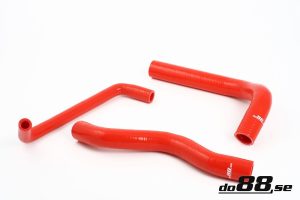 ท่อน้ำหล่อเย็น do88 สีแดง สำหรับ Volvo 240 (do88-kit11R)
