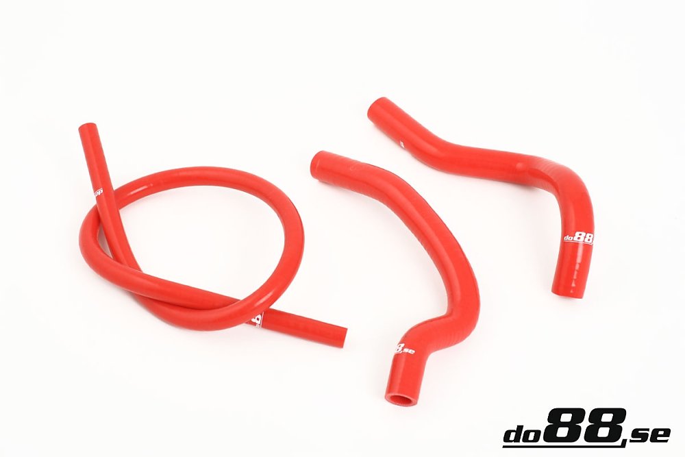 ท่อน้ำหล่อเย็น do88 สีแดง สำหรับ Volvo 240 Turbo 1979-1984