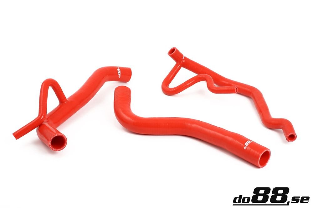 ท่อน้ำหล่อเย็น do88 สีแดง สำหรับ Volvo 940 Turbo 92-98