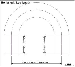 ท่อยางซิลิโคน ข้องอ 180 องศา do88 สีดำ ขนาด 2.375 นิ้ว (60 มม.)