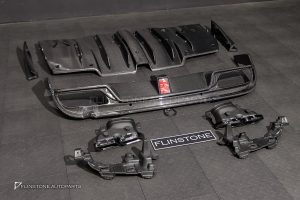 ชุดดิฟฟิวเซอร์ พร้อม ปลายท่อ Carbon Fiber สำหรับ W205 C-Class ทรง IMP