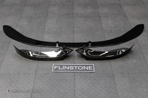ลิ้นหน้า BMW F20 Series 1 LCI ทรง M Performance สีดำเงา