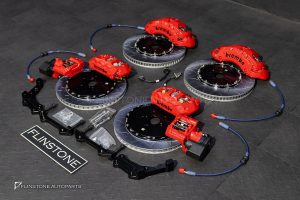 ชุดเบรค Brembo สำหรับ Xpeng G6 สีแดง
