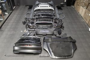 ชุดแปลงโฉมรอบคัน สำหรับ Porsche Cayenne 958.1 เป็น Cayenne 9Y0.2 หน้า TURBO หลัง Sport Design