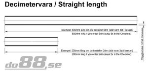 ท่อยางซิลิโคน ท่อตรง do88 สีดำ ขนาด 4.25 นิ้ว (108 มม.)