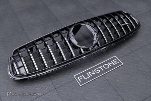 กระจังหน้า สำหรับ W253 GLC-Class facelift ทรง GT สีโครเมี่ยม แท้ A2538882201